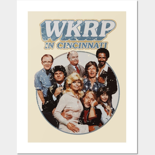 WKRP in Cincinnati Wall Art by Abslt Studio